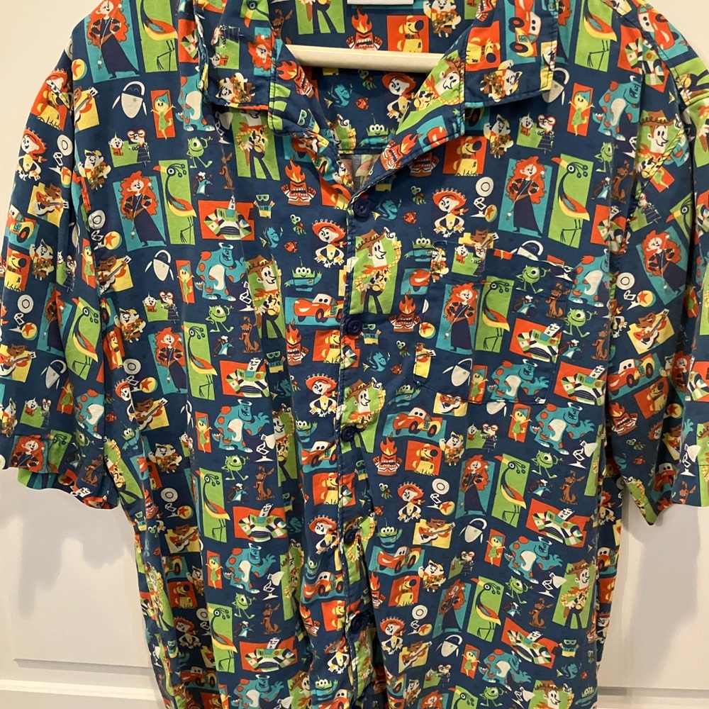 Disney Pixar Button Down